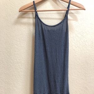 Brandy Melville Navy Striped Cami Dress